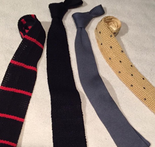 ニッテッド・タイ(knitted tie)